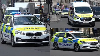 MASSIVE Police Response! - Multiple Police Cars & Vans Responding URGENTLY In CONVOY CENTRAL LONDON