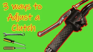Motorcycle clutch adjustment for beginners