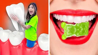 IF FOOD CAN TALK | IF OBJECTS WERE PEOPLE | SNEAKING FOOD AND CANDY EVERYWHERE BY CRAFTY HACKS PLUS
