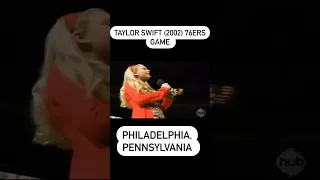 #taylorswift singing at the #76ers game in 2002 at age 11 #swifties #swiftieforever #swiftiesunite
