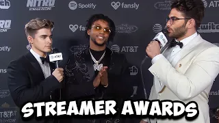 I GOT INTERVIEWED AT THE STREAMER AWARDS