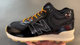 New Balance 574 High Cordura Black Shoes