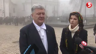 ПОРОШЕНКО в ЛАВРІ: "рпц має зробити вибір"