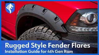 Rugged-Textured Fender Flares for 4th Gen Ram 1500 | Install Guide | TYGER AUTO