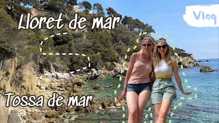 Туристический маршрут из Lloret de mar в Tossa de mar Costa Brava