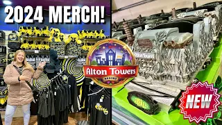 Awesome NEW Alton Towers Merchandise! 2024 FULL Park Shops Tour