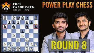 Vidit Gujrathi vs Gukesh | FIDE Candidates 2024 | Round 8