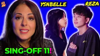 SING-OFF 11 (Under the Influence) Reza & Ysabelle Reaction