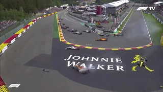 Belgium 2018's crash from multiple angles