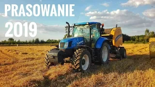 Smerf w akcji! | Prasowanie 2019 | New Holland 2x | Łódzkie