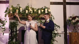 Ann Claire and Justin's SURPRISE "The Office" Wedding Film Trailer