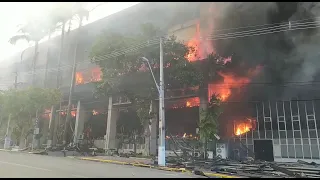 Sede do Tribunal de Justiça do Ceará é atingida por incêndio