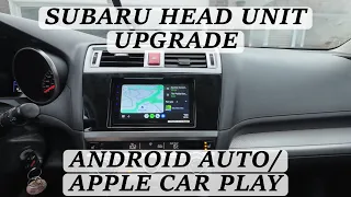 Subaru Outback/Legacy 2015-2019 Android/Apple CarPlay head unit update