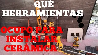 QUÉ HERRAMIENTAS OCUPAS PARA PEGAR LOZETA CERÁMICA???...