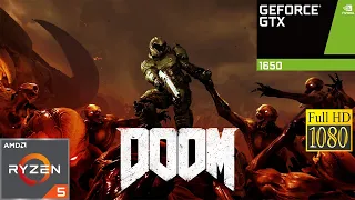 GTX 1650 | Doom 2016 | Asus TUF Gaming FX505DT | 1080p | Benchmark Gameplay