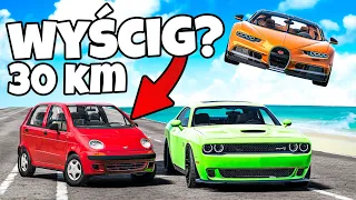 ❄️ PRAWDZIWE AUTA KONTRA AUTA Z BEAMNG? WYŚCIG W OKÓŁ WIELKIEJ WYSPY?