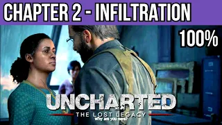 Uncharted The Lost Legacy Walkthrough (100%) | Chapter 2 - Infiltration (PC)