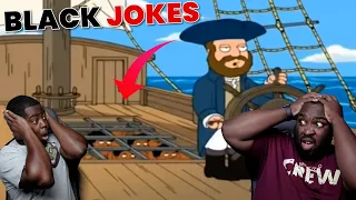 TRY NOT TO REACT - Family Guy Risky Black Jokes REACTION