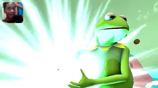 Perfect Cell vs All For One part 3 reaction: KERMIT IS OUT HERE!!!! Also my power went out on video