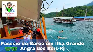 Passeio de Barco em Ilha Grande - Angra dos Reis/ Rj