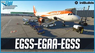 MSFS LIVE | Real World easyJet OPS | iniBuilds London Stansted (EGSS) | Fenix A320