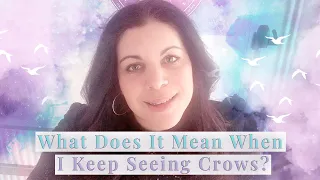 Seeing CROWS? 🌈💝  * Spiritual Meaning* Spirits are trying to tell you something important! 🌸