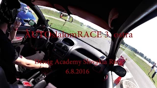 AutoslalomRACE-3.ostra(6.8.2016) Peugeot 206 1,6 8V