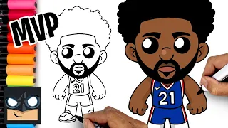 Philadelphia 76ers | How To Draw Joel Embiid