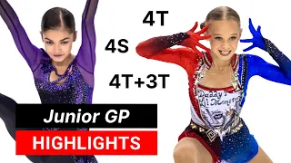 Junior Women’s Quad Jump Highlights: JGP Kosice 2021