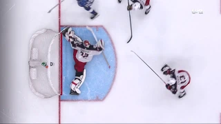 Sergei Bobrovsky Huge Pad Save on Nikita Kucherov (Apr. 10, 2019) (ECQF Game 1)