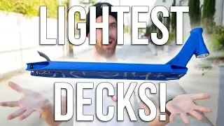 Top 3 Lightest Scooter Decks!! │ The Vault Pro Scooters