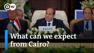 World leaders meet in Egypt for summit on Israel-Hamas war | DW News