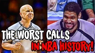The 12 Most RIDICULOUS Calls In NBA History!