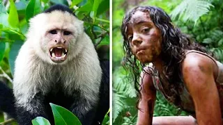 After Being Abandoned, 5-Yr-Old Managed To Survive The Jungle Thanks To The Help Of A Monkey Troop