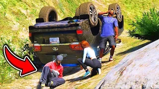 РЕАЛЬНЫЕ ПАЦАНЫ В GTA 5 - ВОТЕР ПЕРЕВЕРНУЛ КРУЗАК ВО ВРЕМЯ ПИКНИКА! ⚡ ГАРВИН