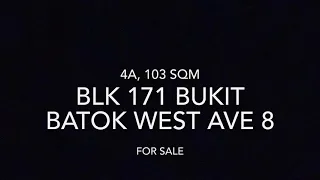 Blk 171 Bukit Batok West Ave 8, 4rm 103sqm for sale