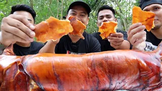 LECHON MUKBANG with @jigstve  @DiskartengBasic