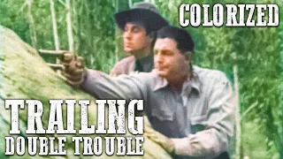 Trailing Double Trouble | COLORIZED | Ray Corrigan | Full Western Movie