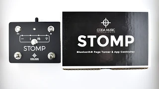Coda Music Technologies STOMP Bluetooth® Page Turner & App Controller