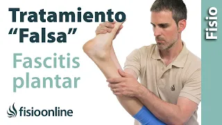 Tratamiento de la "falsa" Fascitis plantar o dolor en la planta del pie.
