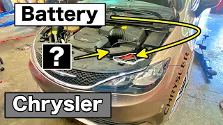 How To | Replace Car Battery | 2017+ | Chrysler Pacifica |