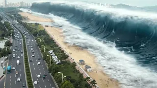 惊天海啸来袭！城市被淹没，凶残巨鳄游进水里狩猎！ 【狂鳄海啸 Crazy Tsunami】 | 惊悚/冒险/灾难 | 经典大本营