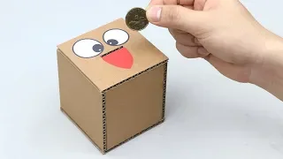 How to make Safe Box Saving Money from Cardboard