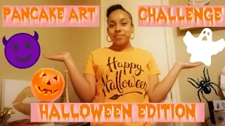 Pancake Art Challenge: Halloween Edition 🎃👽