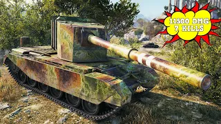 FV4005 Stage II- ОТЛИЧНЫЕ ВАНШОТЫ НА УТЁСЕ - World of Tanks