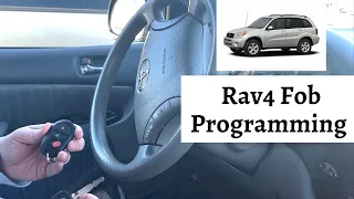 How To Program A Toyota RAV4 Remote Key Fob 2001 - 2005 DIY Tutorial