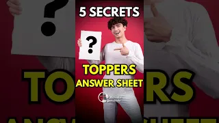 How Toppers Present Answer Sheet 🔥 5 Secrets Revealed #examtips #studytips #exam