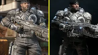 Gears 5 vs Gears of War 4 Returning Characters Models Comparison