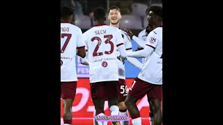 Fiorentina-Torino 0-1, Miranchuk free kick goal,#shorts #fiorentina #torino #seriea #viral #football