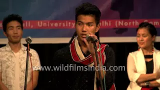 Mr. & Miss Fresher of Zeliangrong Students Union Delhi - Introduction round in 2016